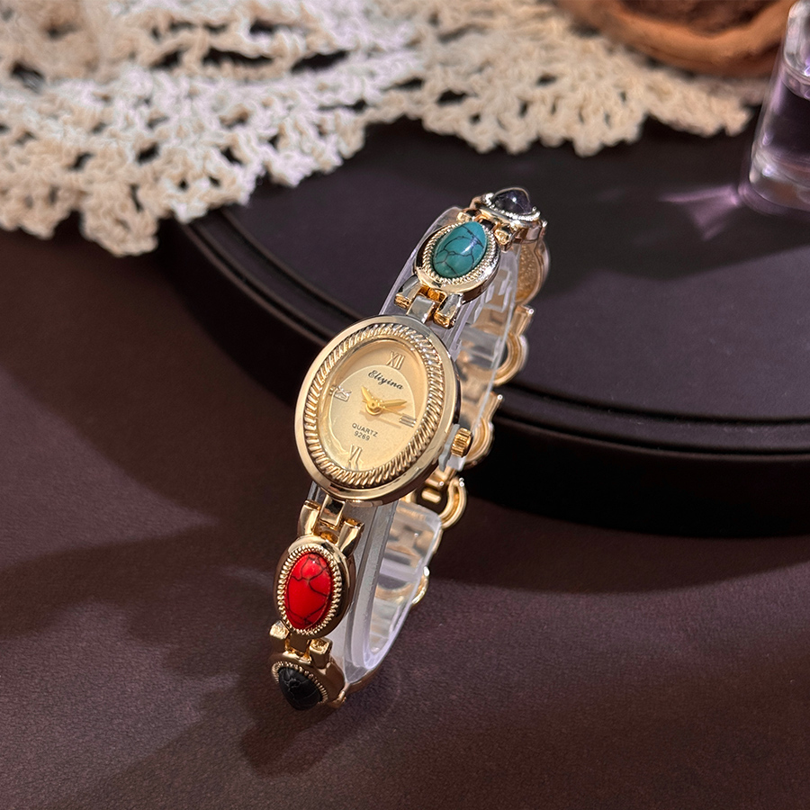 Luxury Watch Vintage - Orologio al quarzo Femme con pietre