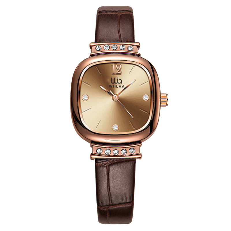 Luxury Watch Vintage - Orologio Quadrato da Donna in Oro