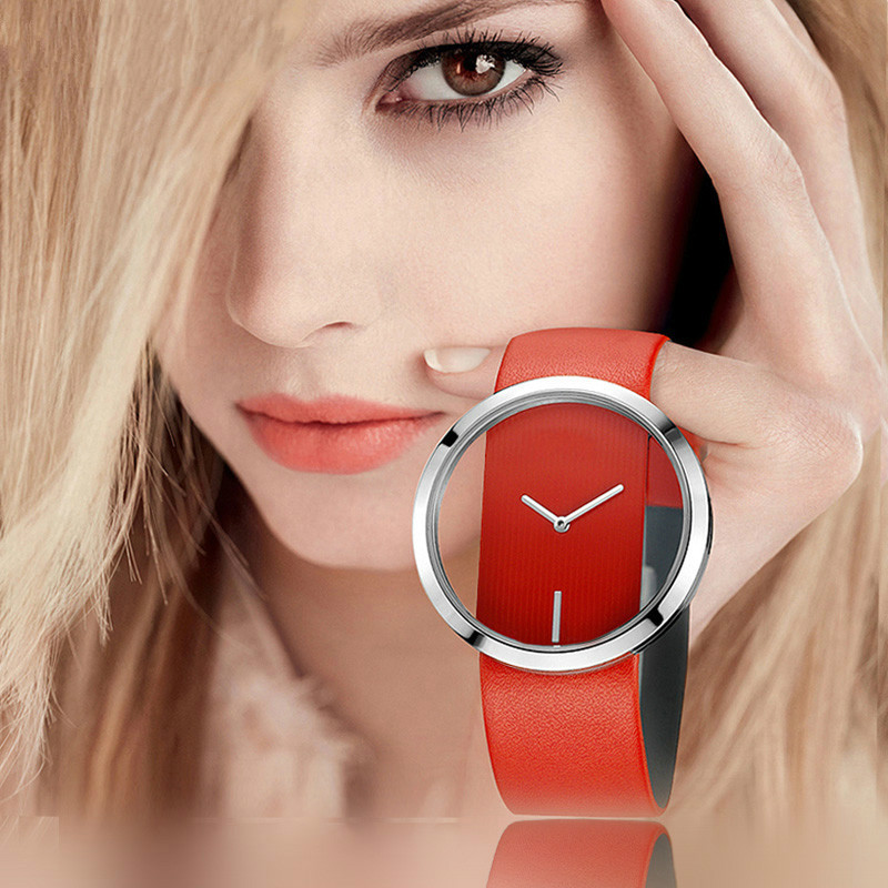 Luxury Watch With Leather Strap - Donne Orologi Top Brand di Lusso