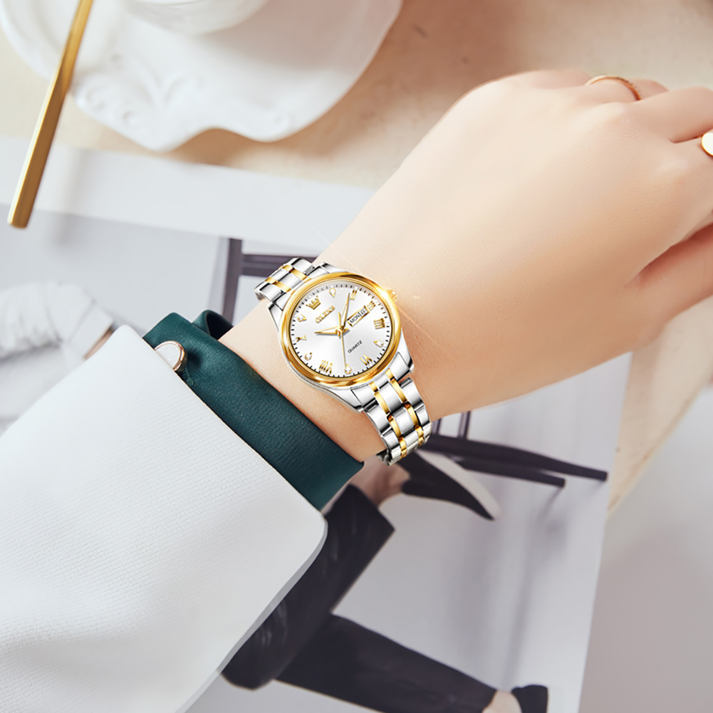 OLEVS 5563 New Fashion Women o - Luxury Watch With Leather Strap recensione e prezzo