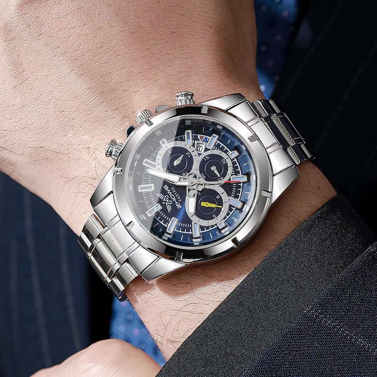 Orologio al quarzo con calenda - Luxury Watch Organizer For Men recensione e prezzo