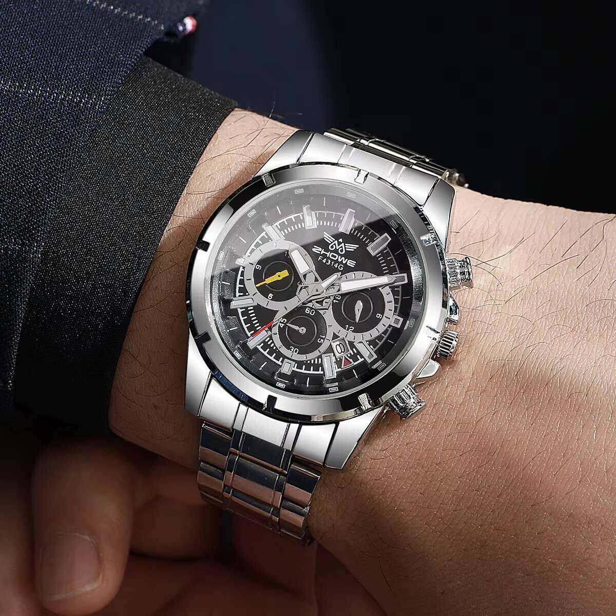 Orologio al quarzo con calenda - Luxury Watch Organizer For Men recensione e prezzo