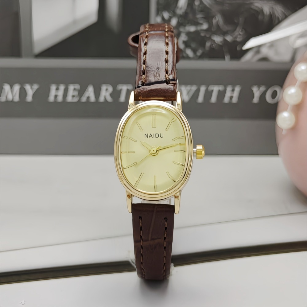 Orologio da donna con quadrant - Luxury Watch With Leather Strap recensione e prezzo