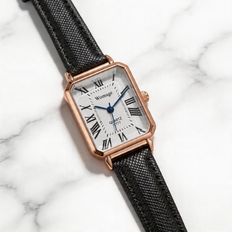 Orologi al Quarzo Rettangolari - Luxury Watch With Leather Strap recensione e prezzo