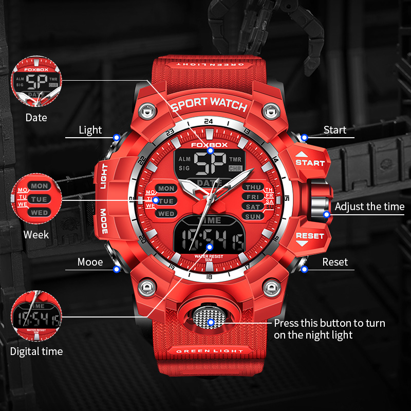 Orologio militare FOXBOX da uo - Luxury Watch Organizer For Men recensione e prezzo