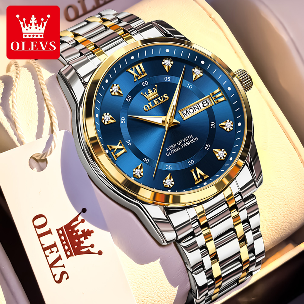 OLEVS Brand Fashion orologi da - Luxury Watch Manufacturers recensione e prezzo
