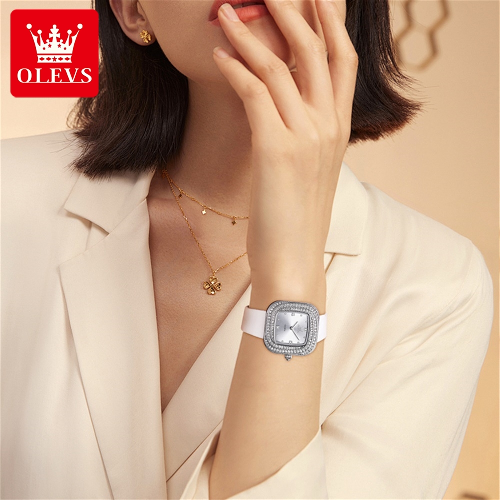OLEVS 5512 Orologio da polso a - Luxury Watch With Leather Strap recensione e prezzo