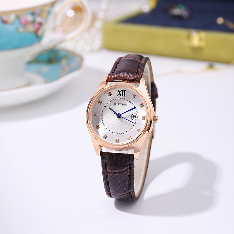 Orologio al Quarzo da Donna, O - Luxury Watch With Leather Strap recensione e prezzo