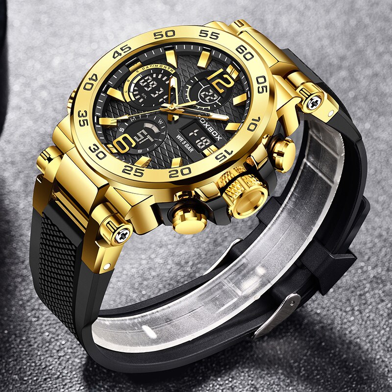 FOXBOX Business Watch Men Fash - Luxury Watch Organizer For Men recensione e prezzo