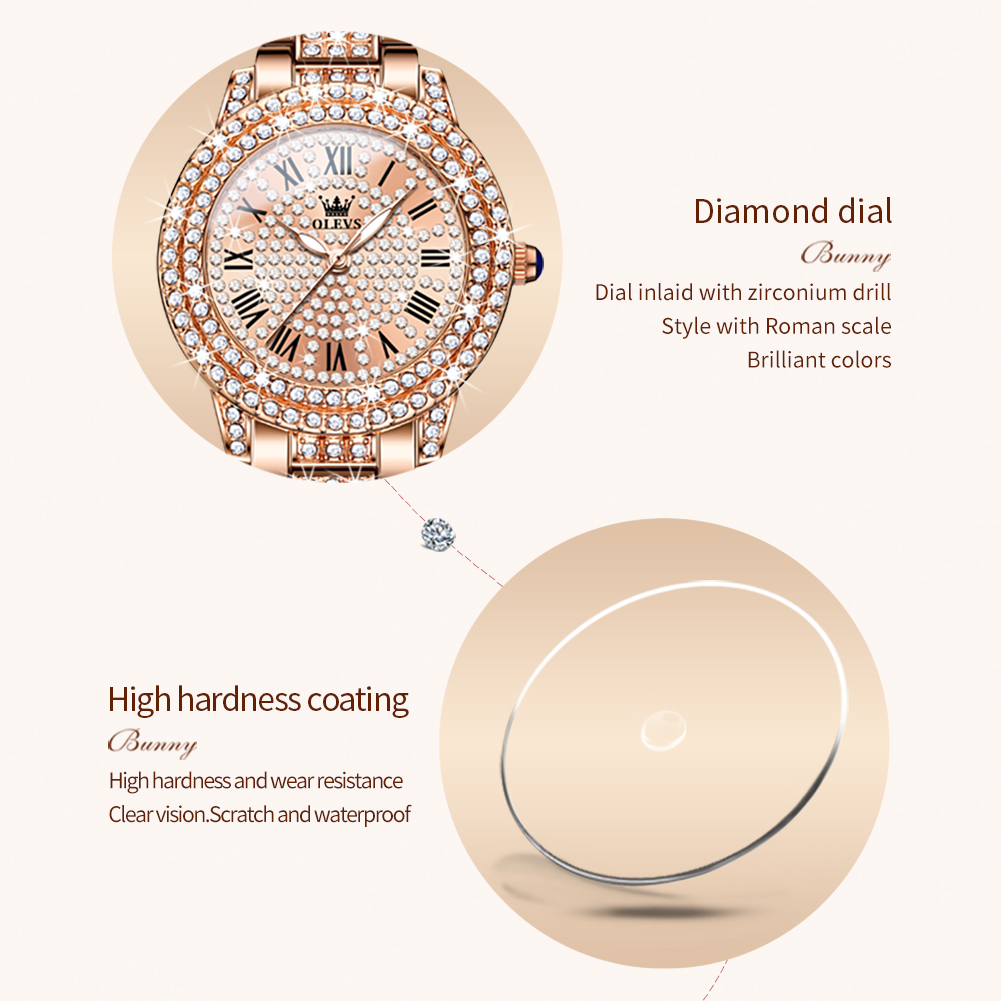 OLEVS 9943 Orologio al quarzo  - Luxury Watch Ladies recensione e prezzo
