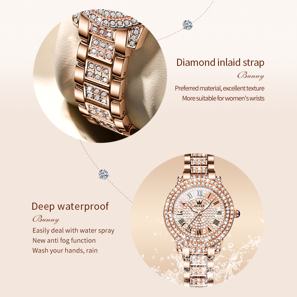OLEVS 9943 Orologio al quarzo  - Luxury Watch Ladies recensione e prezzo